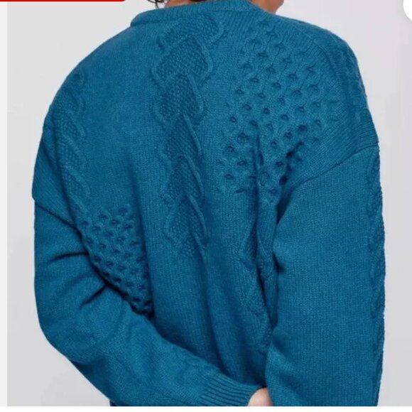 KOTN Kilimanjaro Cable Knit Extra Fine Lambswool Portugal Sweater - Picture 2 of 14